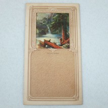 Vintage R. Atkinson Fox Calendar Blank Print Falling Waters Nature Scene... - $29.99