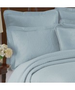 Historic Charleston Foundation Pillow Shams Set Of 2 King Charles NEW Blue - $59.38