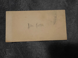 John Lionel Golden Vintage Victorian Calling Visiting Card - £55.02 GBP