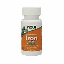 NOW Supplements, Iron 36 mg, Double Strength, Non-Constipating, Essential Min... - £11.81 GBP