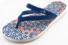 Sanuk Size 7 M Blue Flip Flop Synthetic Women Sandal Shoes - £15.54 GBP