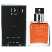 Eternity Flame by Calvin Klein, 3.4 oz Eau De Toilette Spray for Men - £28.03 GBP