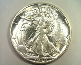 1942 WALKING LIBERTY HALF CHOICE ABOUT UNCIRCULATED++ CH AU++ NICE ORIGI... - $33.00