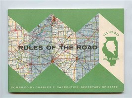 Illinois Rules of the Road Drivers License Manual 1950&#39;s Charles F. Carpentier - £30.31 GBP