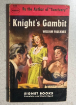 KNIGHT&#39;S GAMBIT by William Faulkner (1950) Signet paperback 1st - £11.44 GBP