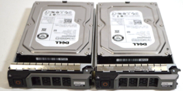 Lot of 2 Dell Enterprise Class 1KWKJ 500GB 3.5" SATA Hard Drive with Tray - $36.42