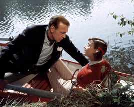 Gary Cooper and Audrey Hepburn in Love in the Afternoon in boat on lake - £55.05 GBP