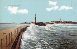 Warnemunde MECK-POMERANIA Germany~Brandung~Julius Simonsen Postcard - £7.08 GBP