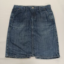 Joe's 59KT6015 Women's Blue Cotton Blend Rear Slit Denim Skirt Size W25 image 12