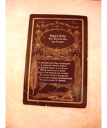 1903 Post mortem Cabinet card -  Antique Maggie Kirby Death Memorial Rem... - £35.39 GBP
