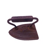 Vintage Antique GENEVA ILL Sad Iron, Flat Iron #8 Primitive Country Rustic - $309.53 MXN