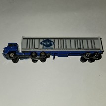 VTG Overnite Transportation Co Semi Truck Blue Gray Diecast Plastic 6&quot; L... - £31.02 GBP
