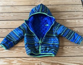 The North face Boy’s Full zip Reversible Jacket Size 12-18 Months Blue g... - $25.54