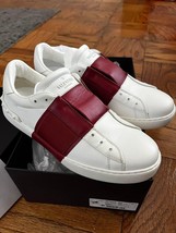 Authenticity Guarantee 
Valentino Rockstud  Leather Sneakers Sz 39.5 - With B... - £148.70 GBP
