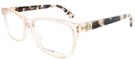 Kate Spade calley rectangle plastic eyeglasses in Pink Havana - size 52 mm - $100.98