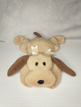 Ty Pillow Pals Collection 14&quot; Brown Dog Woof Year 1994 Without Tag Beanie Baby - $12.45