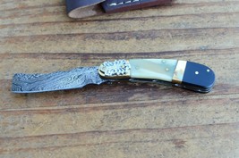 damascus custom made folding knife Laguiole Type From The Eagle Collection 0598 - £7.75 GBP