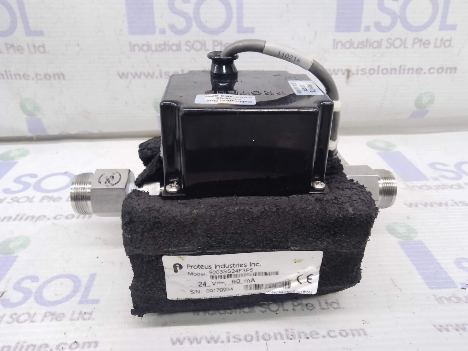 Proteus 9203SS24F3P5 Flow Meter 2.0 GPM Proteus Industries Inc - $528.94