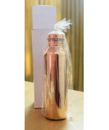 Pure Copper Water Bottle Better Health for Yoga 900ml with Screw lid FRE... - £30.70 GBP