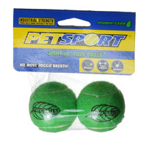 Petsport Mint Jr Tuff Balls Dog Toy 12 count (6 x 2 ct) Petsport Mint Jr Tuff Ba - £29.22 GBP