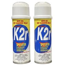 K2R Spot Lifter Carpet Cleaner Spot Remover Lot Of 2 Cans - $913.92 MXN