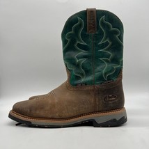 Justin Stampede Driller ASTM F2413-18 Mens Brown Leather Work Western Boots 12D - £50.15 GBP