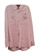 Walt Disney World Button Down Red and White Striped Dress Shirt Size XL ... - $449.74 MXN