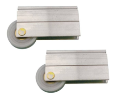 Prime-Line N 6599 Roller Assembly 1-1/2&#39;&#39; D x 5/16&#39;&#39; W Roller, Aluminum, 2-PACK - $13.86