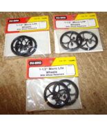 3-paks Du-Bro #150ML 1 1/2&quot; micro lite wheels in the package new - $11.87