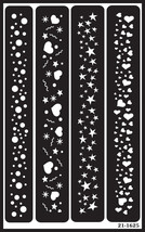 Armour Over N Over Reusable Glass Etch Stencils 5 X 8  - $884.48 MXN