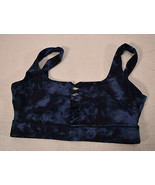 WITH Activewear Womens Yoga Bra Top Camflouge Blue S - $40.74 CAD