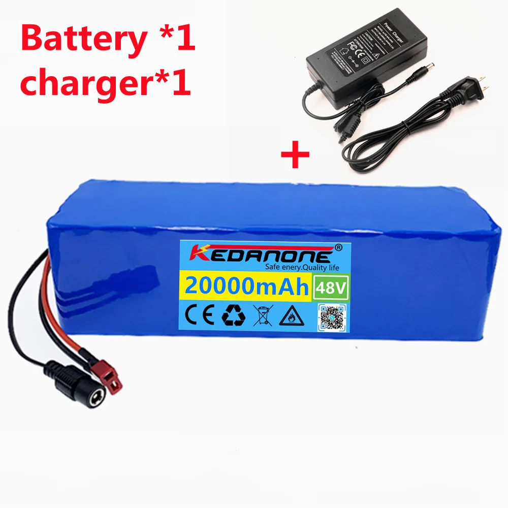 48v Lithium ion Battery 48V 20Ah 1000W 13S3P Li-ion Battery Pack For 54.6v E-bik - £74.22 GBP