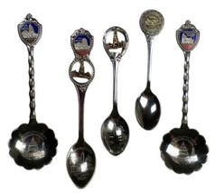 5 Vtg Washington D.C. Souvenir Spoons - £9.47 GBP