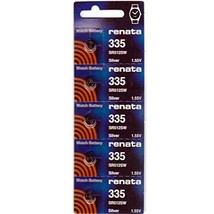 #335 Renata Watch Batteries 5Pcs - £4.10 GBP