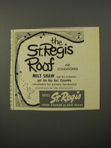 1954 Hotel St. REgis Ad - The St. Regis Roof Air-conditioned - £14.76 GBP