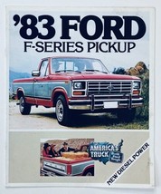 1983 Ford F-Series Pickup Dealer Showroom Sales Brochure Guide Catalog - $9.45