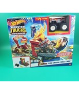 Hot Wheels Monster Trucks Arena Smashers Fire Crash Challenge	Playset - £11.57 GBP