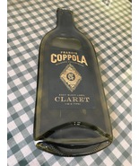 Vintage Francis Coppola Claret Wine Melted Flattened Wine Bottle Cheese Tray   - $28.00