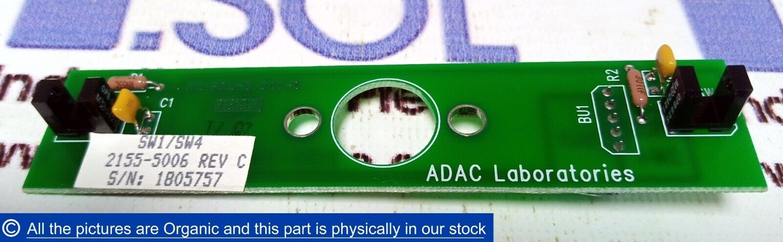 ADAC SW1/SW4 2155-5006 Rev C PCB Card For Philips SKYLight Nuclear Camera - $799.00