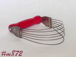 Vintage Androck Pastry Dough Blender with Red Handle (#M872) - £14.15 GBP