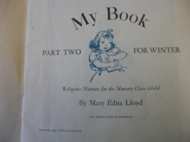 My Book for Winter, Religious Nurture for the Nursery Class Child. Writt... - $10.00