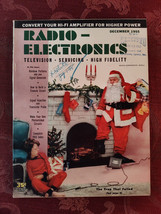 Radio Electronics Magazine December 1955 Christmas - £12.91 GBP