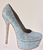 NEW ALICE + OLIVIA Larimore Glitter Platform Pumps (Size 37.5) - MSRP $2... - £95.88 GBP