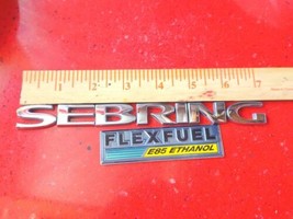 Oem 2007-2010 Chrysler Sebring Rear Lid Emblem Trunk Chrome Logo Badge Oem Used - £14.38 GBP