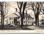 Col Benjamin Tallmadge Homestead Litchfield Connecticut CT Unp DB Cartol... - $15.31