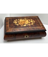 Vintage Torna Sorrento Inlaid Wood Musical Jewelry Box Decorative Made I... - £35.16 GBP