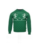 NEW Vintage Tommy Hilfiger Sweater! Green With White Skier Design Heavie... - $108.04 CAD