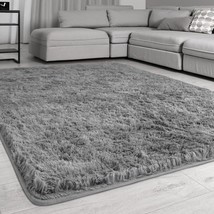 Shaggy Carpet For Kids Room With Non-Slip Bottom - Soft Fluffy Throw Rug Indoor - £61.32 GBP
