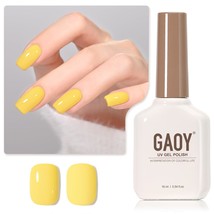 GAOY Yellow Gel Nail Polish, 16ml Soak Off Gel Polish, UV at - £79,699.18 GBP