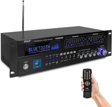 6-Channel Bluetooth Hybrid Home Amplifier - 2000W Home Audio, Pyle Pt606... - $270.94